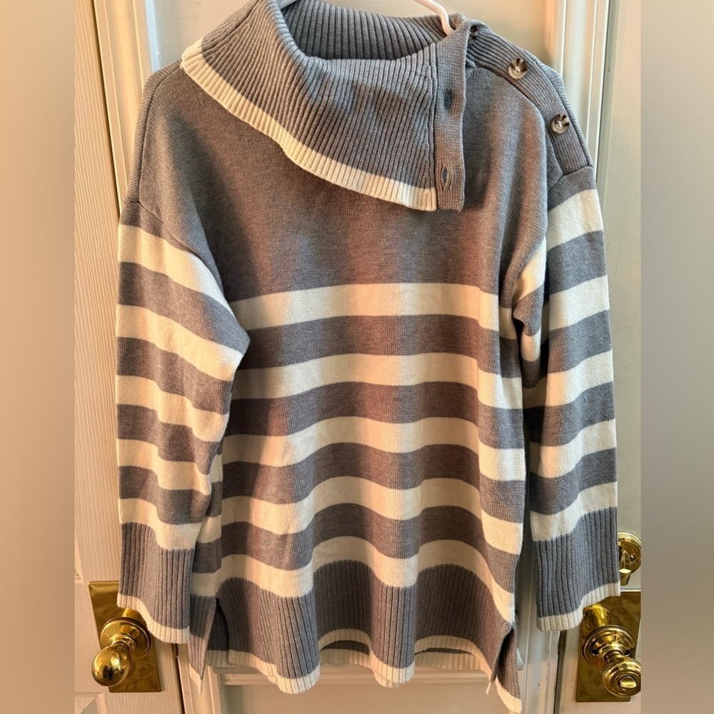 NWT Kim Rogers Cowl Neck Sweater